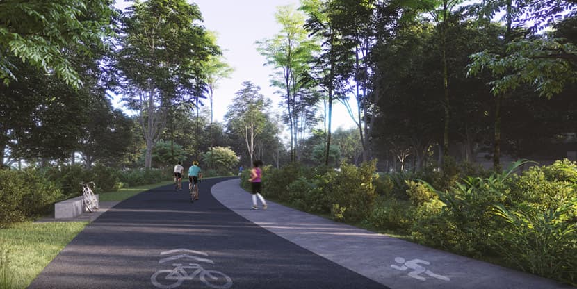 Jogging trails