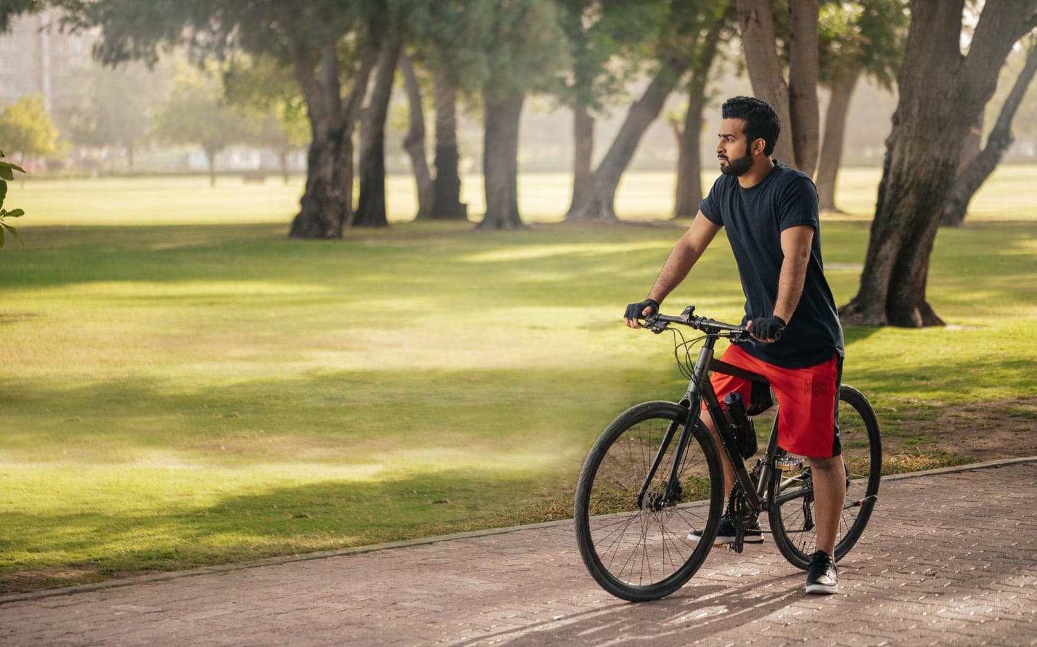 5-km Looped Woodland Cycling Track